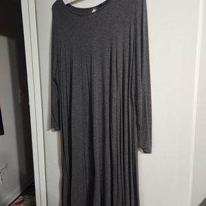 Soprano Grey knit 3x swing boot dress.